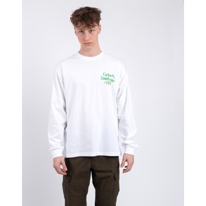 Carhartt WIP L/S Soundface T-Shirt White S