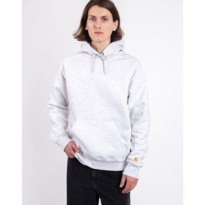 Carhartt WIP Hooded Chase Sweat Ash Heather/Gold L