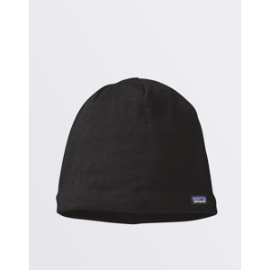 Patagonia Beanie Hat Logo Belwe: Black