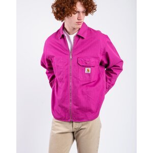 Carhartt WIP Rainer Shirt Jac Magenta garment dyed L
