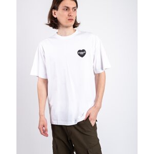 Tričko Carhartt WIP S/S Heart Bandana T-Shirt White/Black stone washed