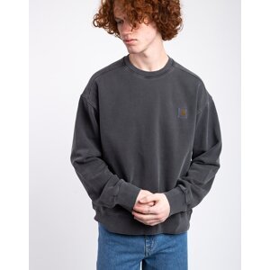 Carhartt WIP Nelson Sweat Charcoal garment dyed L