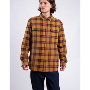 Fjällräven Övik Heavy Flannel Shirt M 232-215 Buckwheat Brown-Autumn Leaf L