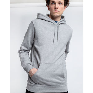 By Garment Makers The Organic Hoodie Sweatshirt - Jones 1145 Light Grey L