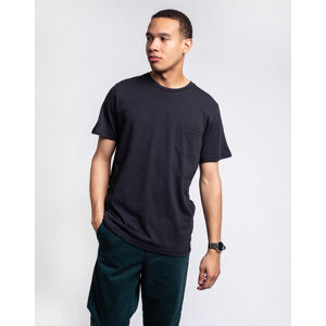 By Garment Makers The Organic Tee w. pocket 1204 Jet Black S