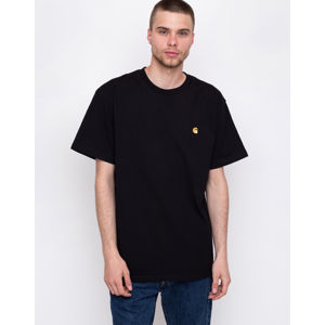 Tričko Carhartt WIP S/S Chase T-Shirt Black / Gold