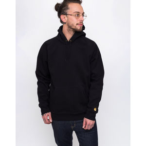 Carhartt WIP Hooded Chase Sweat Black / Gold L