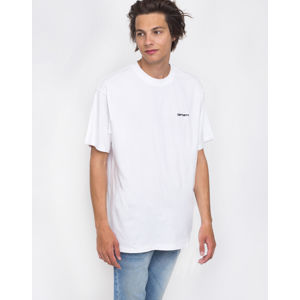 Carhartt WIP Script Embroidery T-Shirt White/Black L