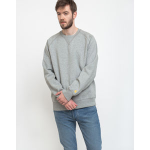 Carhartt WIP Chase Sweat Grey Heather/Gold S