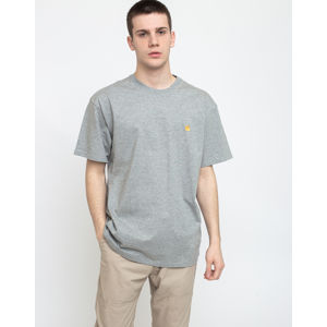 Tričko Carhartt WIP S/S Chase T-Shirt Grey Heather/Gold