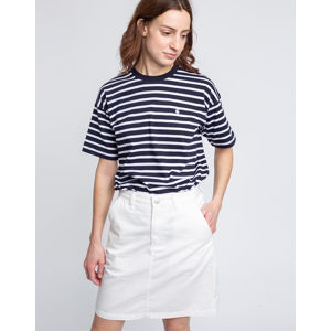 Carhartt WIP W' S/S Robie T-Shirt Robie Stripe, Dark Navy / White M