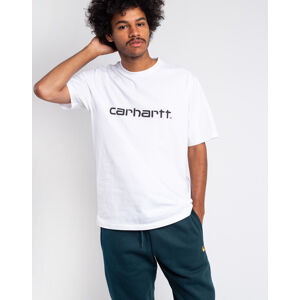 Tričko Carhartt WIP S/S Script T-Shirt White / Black