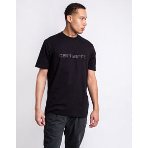 Carhartt WIP S/S Script T-Shirt Black / Reflective Grey L