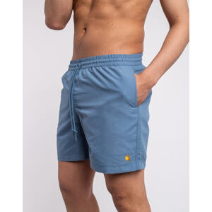 Carhartt WIP Chase Swim Trunks Icy Water / Gold XL