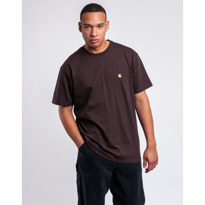 Tričko Carhartt WIP S/S Chase T-Shirt Dark Umber / Gold