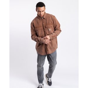 Carhartt WIP Monterey Shirt Jac Tamarind worn washed L
