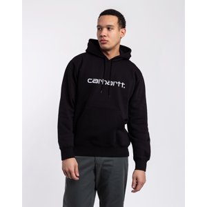 Carhartt WIP Hooded Carhartt Sweat Black / White L