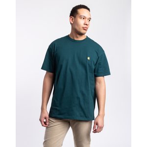 Tričko Carhartt WIP S/S Chase T-Shirt Botanic / Gold