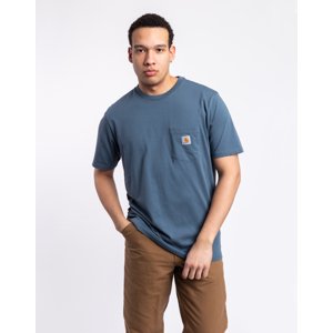 Tričko Carhartt WIP S/S Pocket T-Shirt Storm Blue