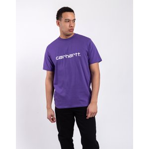 Tričko Carhartt WIP S/S Script T-Shirt Arrenga / White