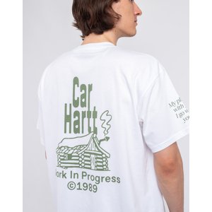 Tričko Carhartt WIP S/S Home T-Shirt White/Dolar green