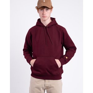 Carhartt WIP Hooded Chase Sweat Amarone/Gold L