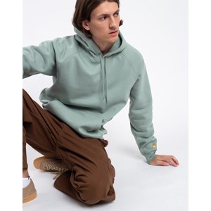 Carhartt WIP Hooded Chase Sweat Glassy Teal / Gold L