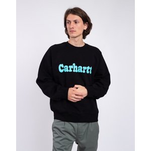 Carhartt WIP Bubbles Sweat Black / Turquoise S