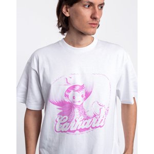 Tričko Carhartt WIP S/S Buddy T-Shirt White / Pink
