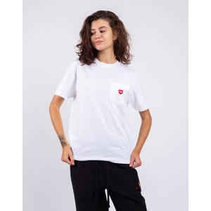 Tričko Carhartt WIP W' S/S Pocket Heart T-Shirt White