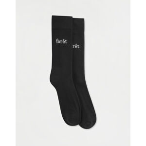 Forét Walk Socks BLACK/WHITE
