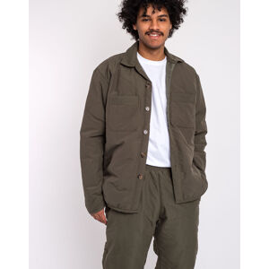 Forét Shear Quilted Overshirt Army L