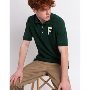 Forét Roll Polo T-Shirt CLOUD/DARK GREEN XL