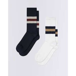 Forét Chill Socks 2-Pack NAVY/WHITE