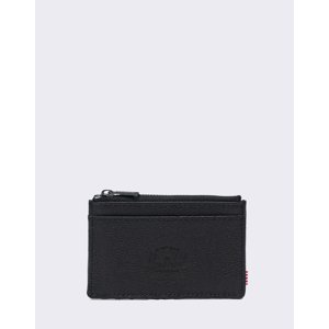 Herschel Supply Oscar Leather RFID Black Pebbled Leather