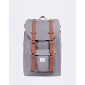 Herschel Supply Little America Mid-Volume Grey/Tan Synthetic Leather
