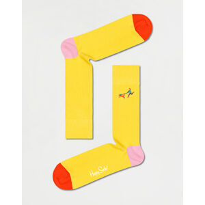 Happy Socks Ribbed Embrodiery Run The Dog Sock RERTD01-2400 36-40