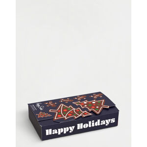 Happy Socks 2-Pack Gingerbreat Cookies Socks Gift Set XGCO02-0200 36-40