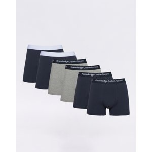 Knowledge Cotton Maple 6 Pack Underwear 1001 Total Eclipse L