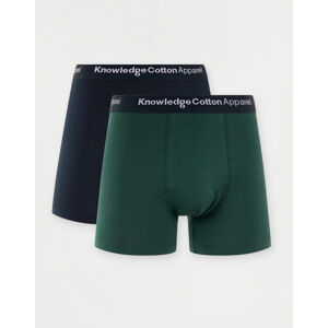 Knowledge Cotton 2 Pack Underwear 1362 Trekking Green L