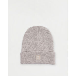 Knowledge Cotton Double Layer Wool Beanie 1074 Nature Melange