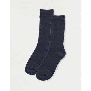 Knowledge Cotton 2-Pack Classic Sock 1001 Total Eclipse 38-42