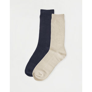 Knowledge Cotton 2-Pack Classic Sock 1228 Light feather gray 43-47