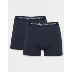 Knowledge Cotton 2-Pack Underwear 1001 Total Eclipse L
