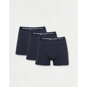 Knowledge Cotton 3-Pack Underwear 1001 Total Eclipse XL