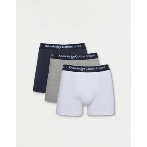 Knowledge Cotton 3-Pack Underwear 1012 Grey Melange L