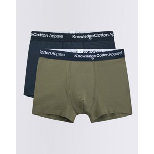 Knowledge Cotton 2-Pack Underwear 1396 Dark Olive XL