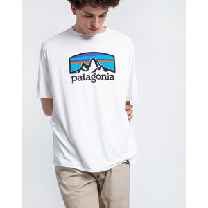 Patagonia M's Cap Cool Daily Graphic Shirt Fitz Roy Horizons: White L