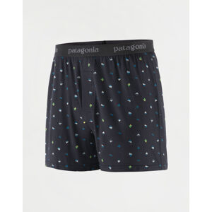 Patagonia M's Essential Boxers Glasspine Micro: Ink Black S