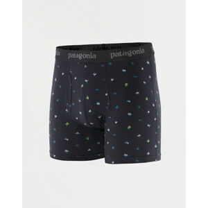 Patagonia M's Essential Boxer Briefs - 3 in. Glasspine Micro: Ink Black S
